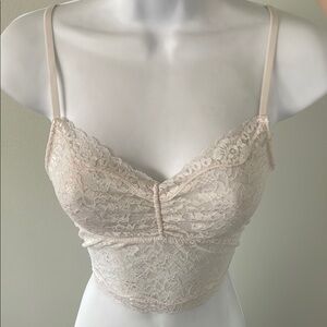 Lace Bralette in Cream